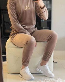 DRES WELUROWY BRĄZ MONACO