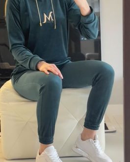 DRES WELUROWY MALACHITOWY MONACO